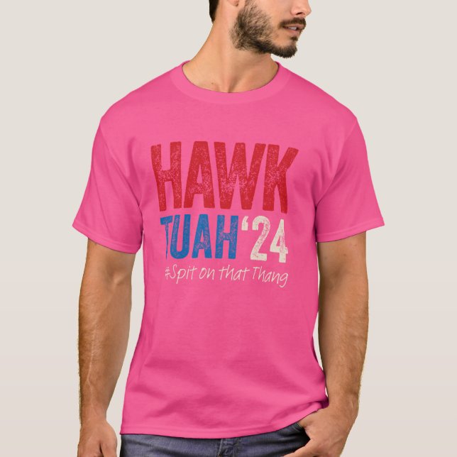 Camiseta Hawk Tuah 24 4 de julho (Frente)