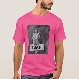 Camiseta Hawk Tuah Funny Spit Piada Thang Foto White Preto