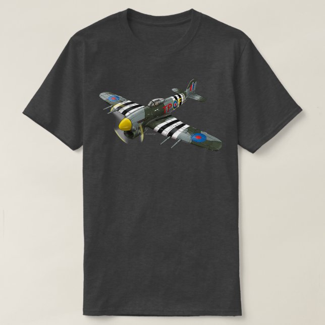 Camiseta Hawker Typhoon (Frente do Design)