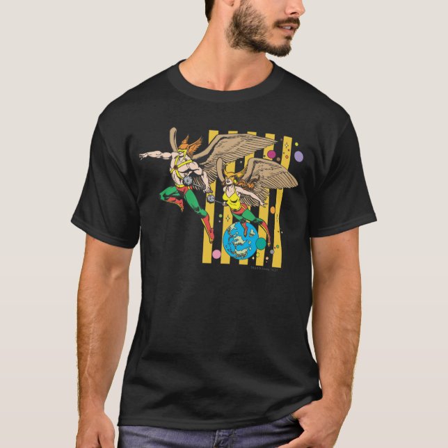 Camiseta Hawkman e HawkWomen (Frente)