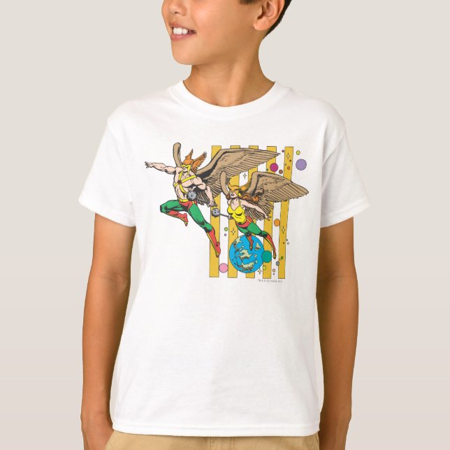 Camiseta Hawkman e HawkWomen (Frente)