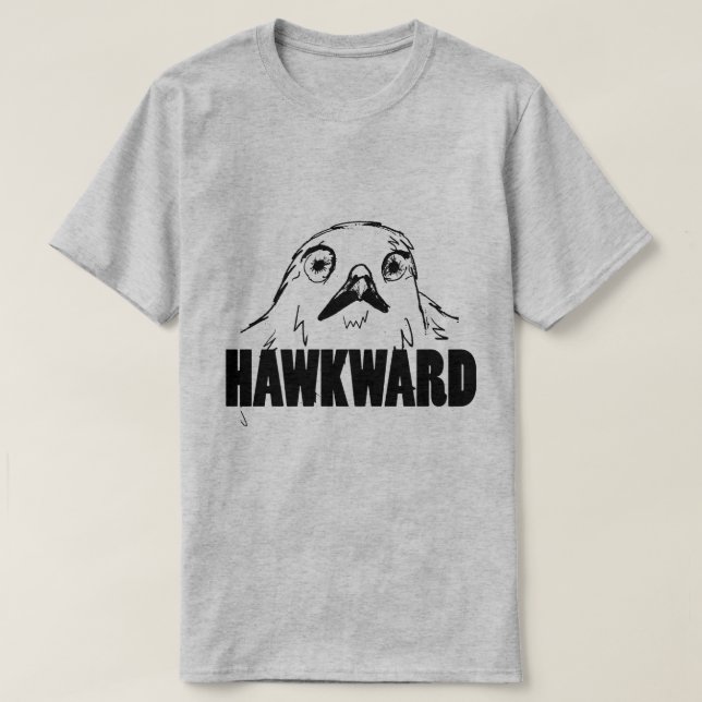 Camiseta Hawkward (Frente do Design)