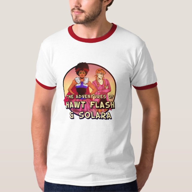 Camiseta Hawt Flash e Solara (Frente)