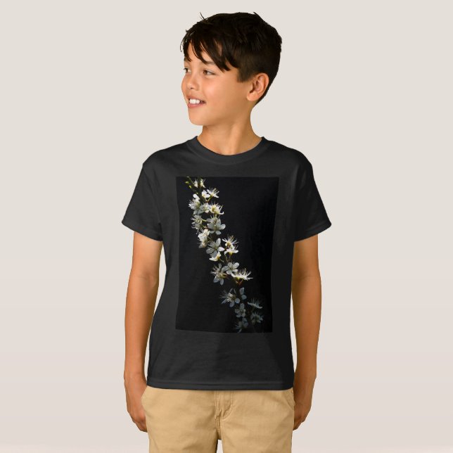 Camiseta Hawthorn Flowers bccna (Frente Completa)