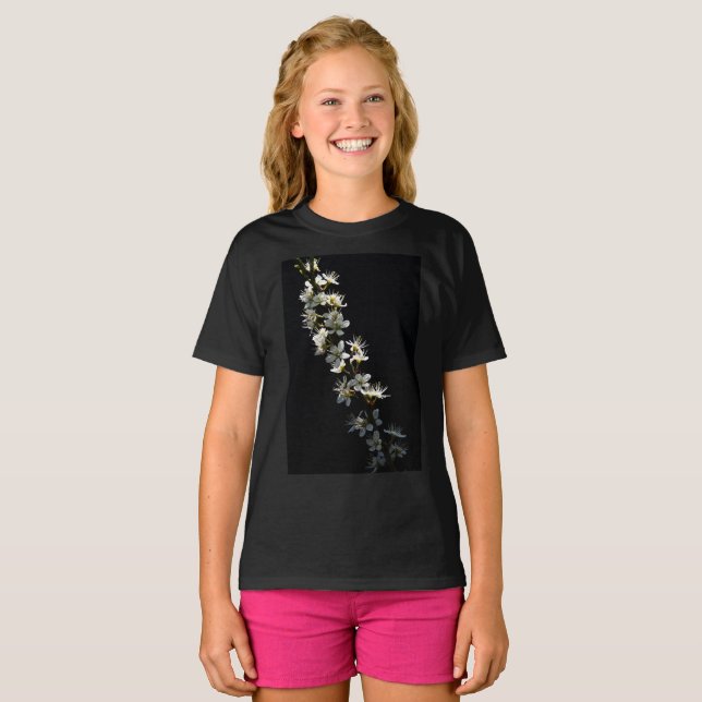 Camiseta Hawthorn Flowers gcna (Frente Completa)