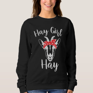 Camiseta Hay Girl Hay Goat For Girls