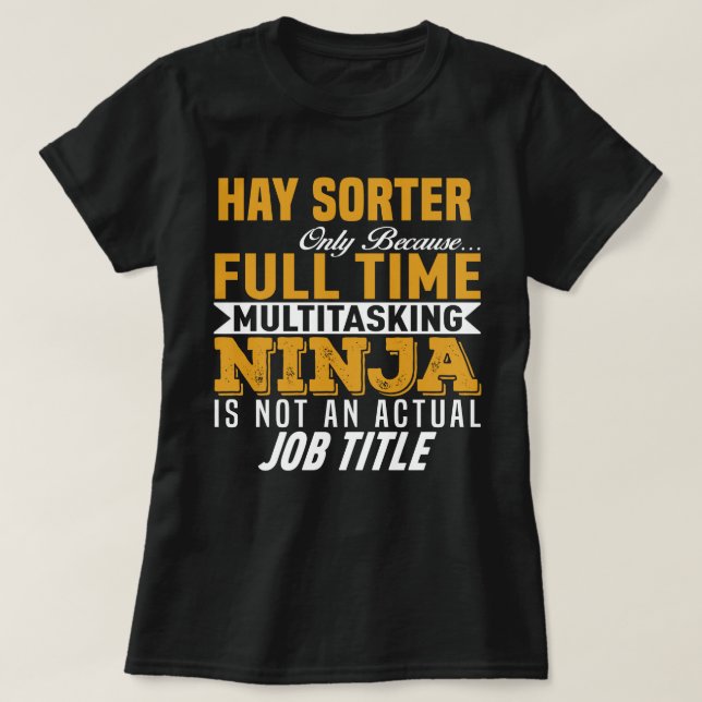 Camiseta Hay Sorter (Frente do Design)
