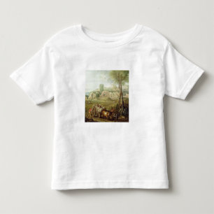 Camiseta Haycart que passa uma abadia arruinada, c.1740-50