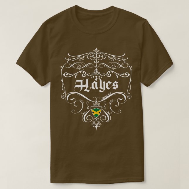 Camiseta Hayes Vintage design 1 (Frente do Design)