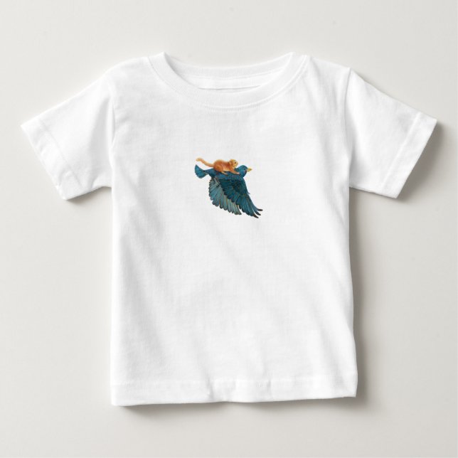 Camiseta Hazel dormouse e Starling voando (Frente)