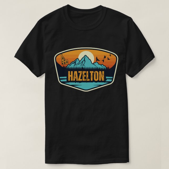 Camiseta Hazelton, Idaho (Frente do Design)