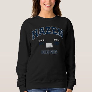 Camiseta Hazen North Dakota ND Vintage Esporte para Marinho