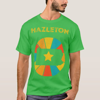 Camiseta Hazleton Pennsylvania Vintage angustiou Souvenir