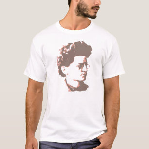 Camiseta Hazy Taupe e Persimmon Trotsky