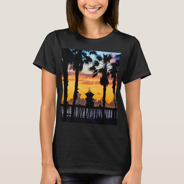 Camiseta HB Sunsets Surf & Sunsets  (Frente)