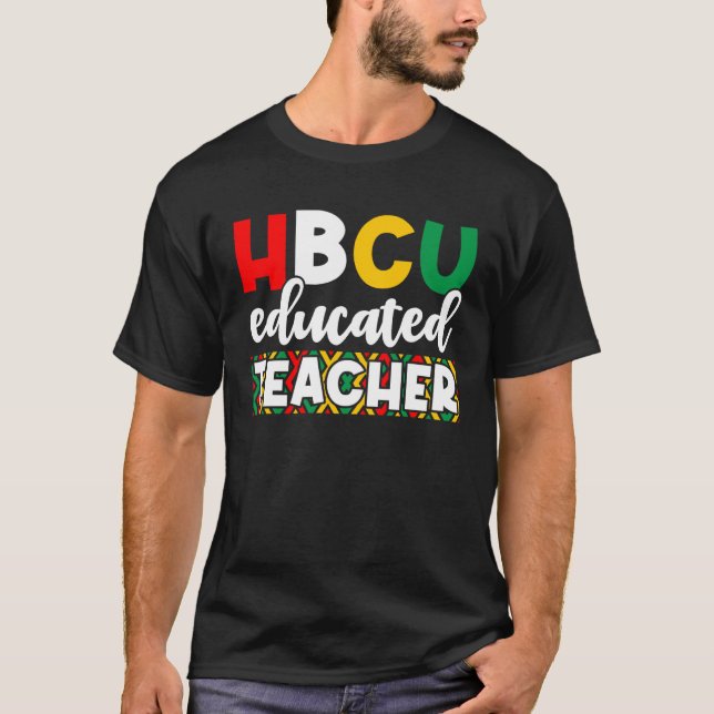 Camiseta HBCU Apparel Historical Black College HBCU Educate (Frente)
