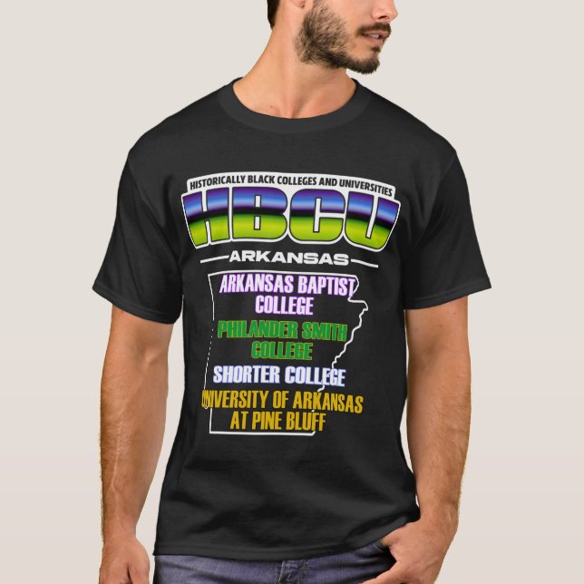 Camiseta HBCU Arkansas Sobredimensionado (Frente)