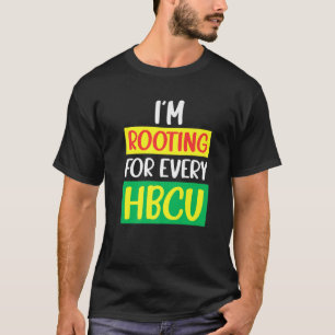Camiseta HBCU Black History Month, estou torcendo por todos