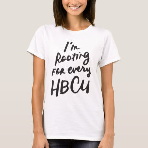 Camiseta HBCU Black History Month, estou torcendo por todos