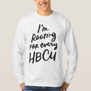 Camiseta HBCU Black History Month, estou torcendo por todos