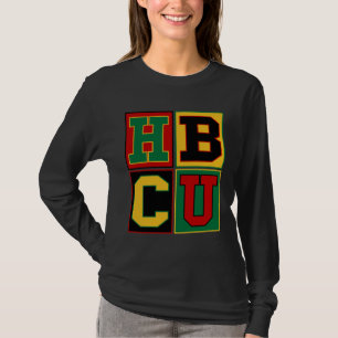 Camiseta HBCU Block Letters Formando Alunos Afro-Americanos
