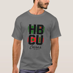 Camiseta HBCU Cares College, Universidade de Graduação, Bla
