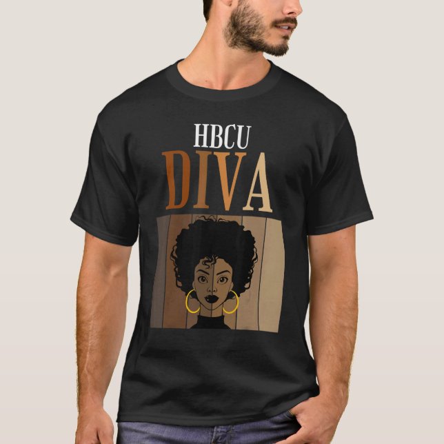 Camiseta HBCU Diva Universidades Históricas de Faculdades N (Frente)