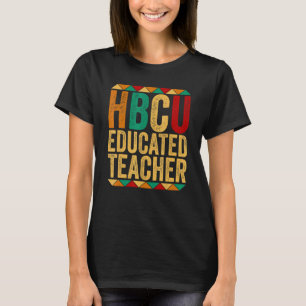 Camiseta HBCU Educou Professor Afro Black Colleg Histórico
