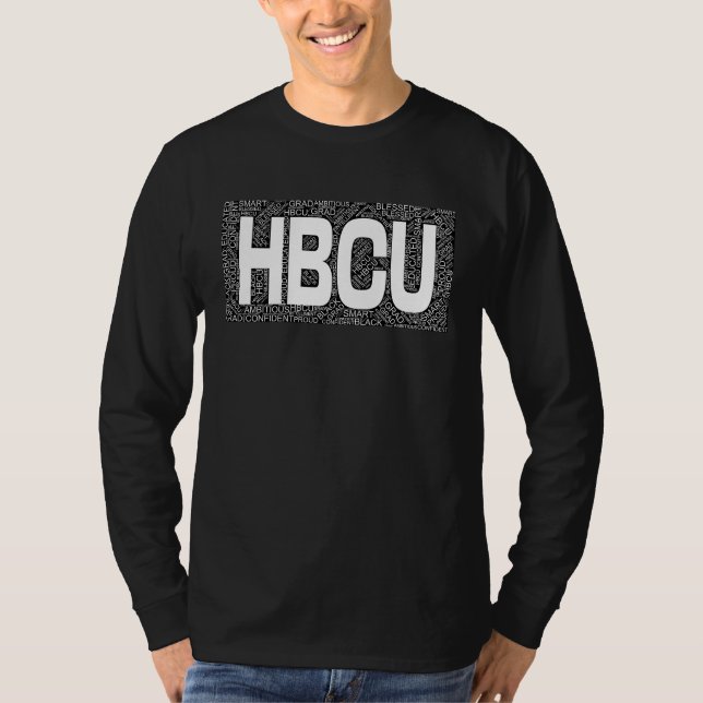 Camiseta HBCU Grad Words in Letter Acronym (Frente)