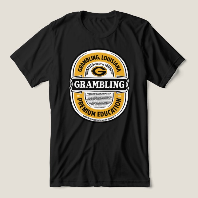 Camiseta HBCU_Heineken-Tshirt_GRAMBLING (Design frontal)