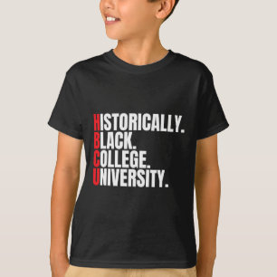 Camiseta Hbcu Historicamente Colégio Negro E Homens Univers
