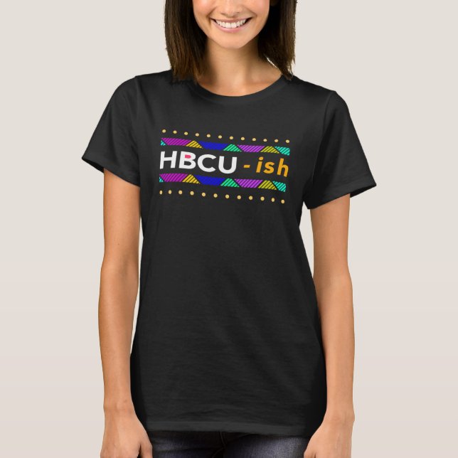 Camiseta HBCU-ish Black History Month African American Prid (Frente)