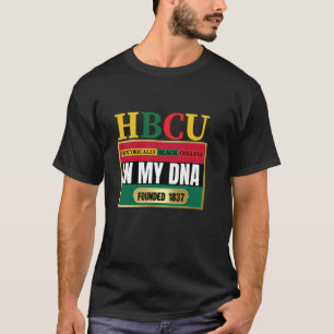 Camiseta HBCU, Lembrança, Vermelho Acadêmico, HBCU Preto e