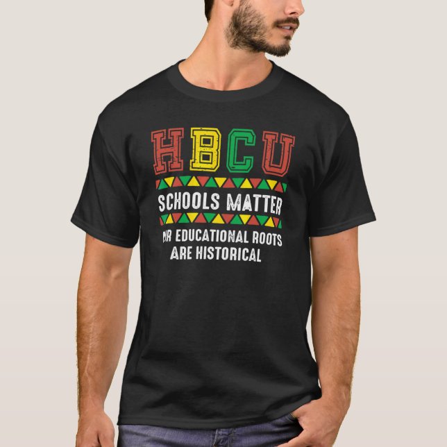 Camiseta Hbcu Orgulha Que Nossas Raízes Educacionais Sejam  (Frente)