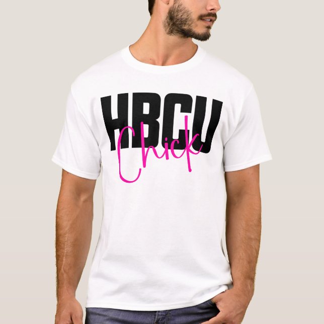 Camiseta HBCU Pintinho da História Negra da Mulher HBCU (Frente)