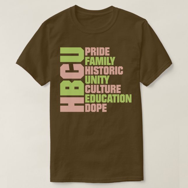 Camiseta Hbcu Pride (Frente do Design)