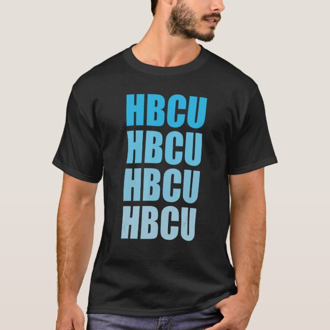 Camiseta HBCU Repeat Large Letters (Frente)