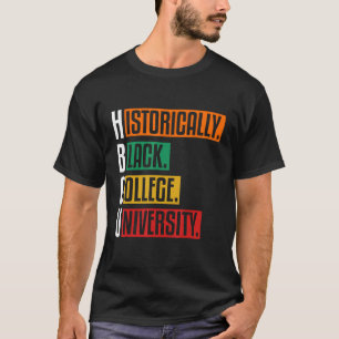 Camiseta HBCU - Roupa da Faculdade Negra Histórica HBCU