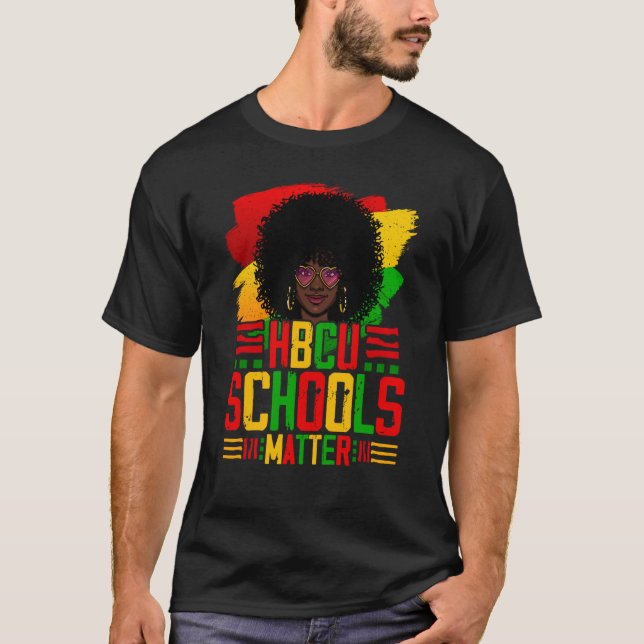 Camiseta HBCU Schools Matter Historical Black College Alumn (Frente)