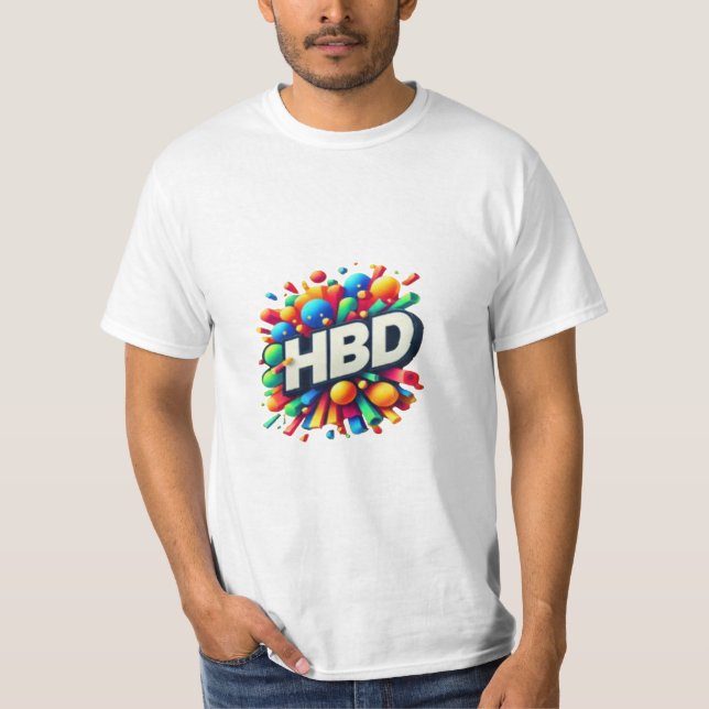 Camiseta HBD Um Modo Breve, Mas Especial (Frente)