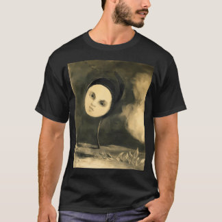Camiseta Hd Flor Estranho Por Odilon Redon (1880) Alto