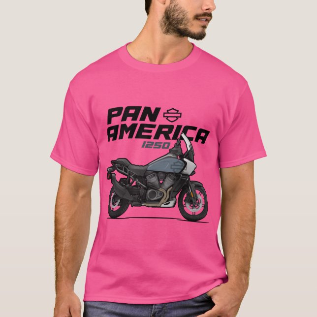 Camiseta HD Pan América 1250 Cinza (Frente)