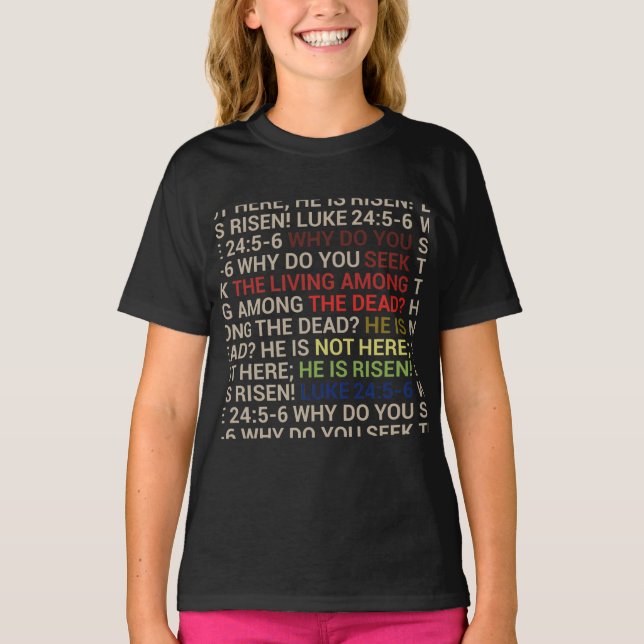 Camiseta He is Risen (Frente)