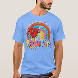 Camiseta Head Start Teachers Kids Retro Rainbow Back To Sch