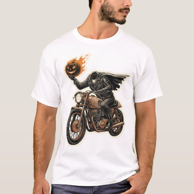 Camiseta Headless Biker - Ride or Die (Frente)