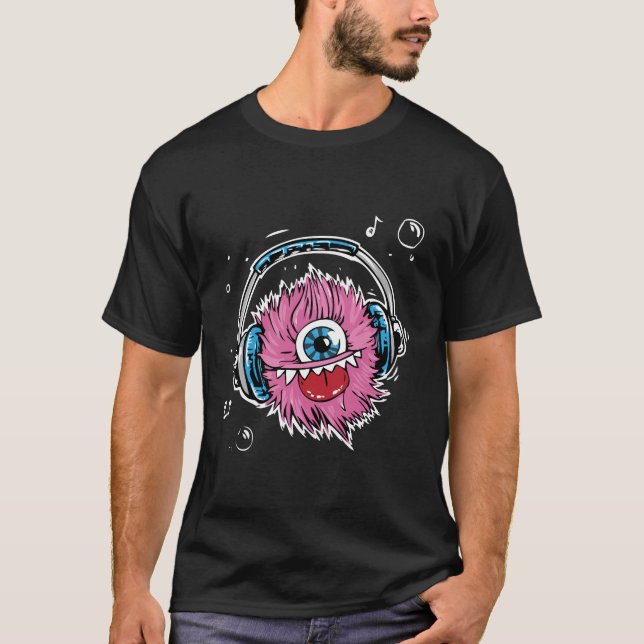 Camiseta Headphone Monster (Frente)
