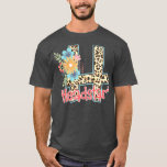Camiseta Headstart Leopard Back to School Teacher Girl Firs<br><div class="desc">Headstart Leopard Back to School Teacher Girl First Day .</div>