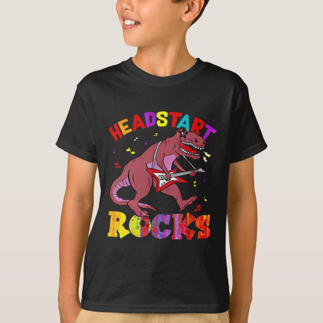 Camiseta Headstart Rocks (Frente)