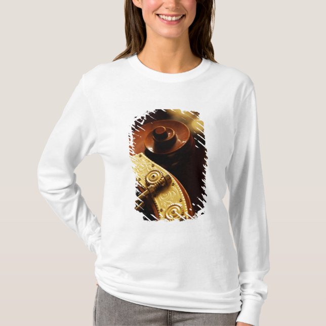 Camiseta Headstock 2 do contrabaixo (Frente)