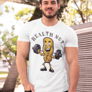 Camiseta 💪 Health Nut Fun Tee 🥜